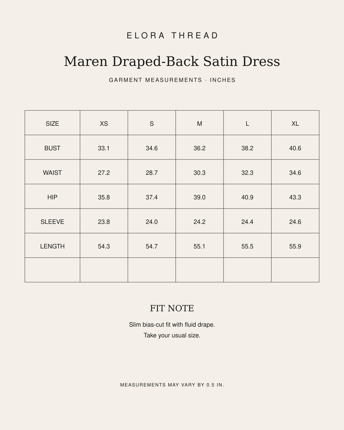 Maren Draped-Back Satin Dress