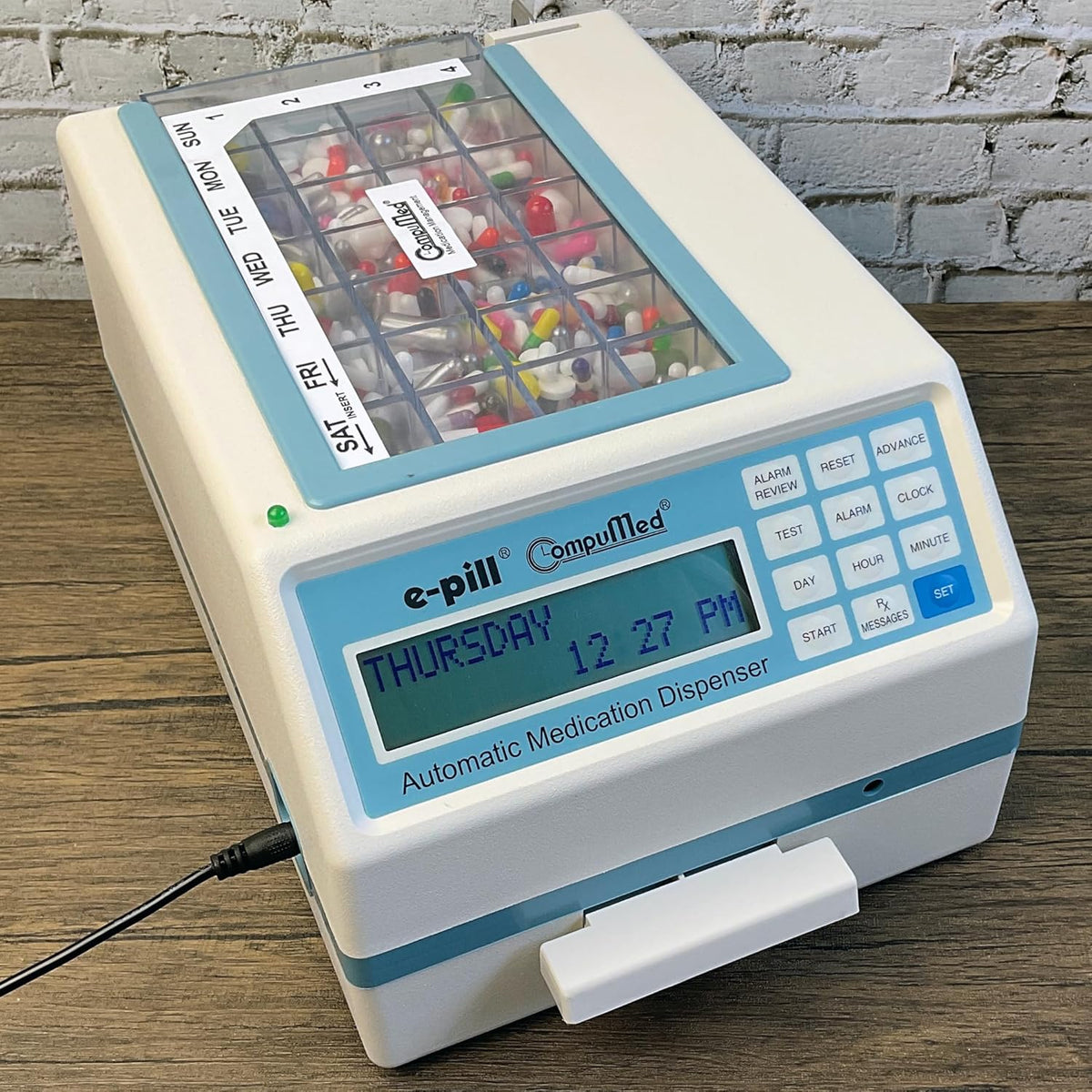 Tamper-Resistant Automatic Pill Dispenser - AC Powered
