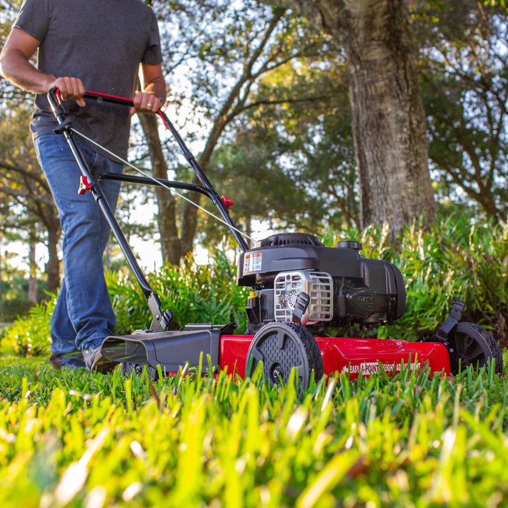 20-Inch 125cc Gas Push Mower with V-Twin Engine