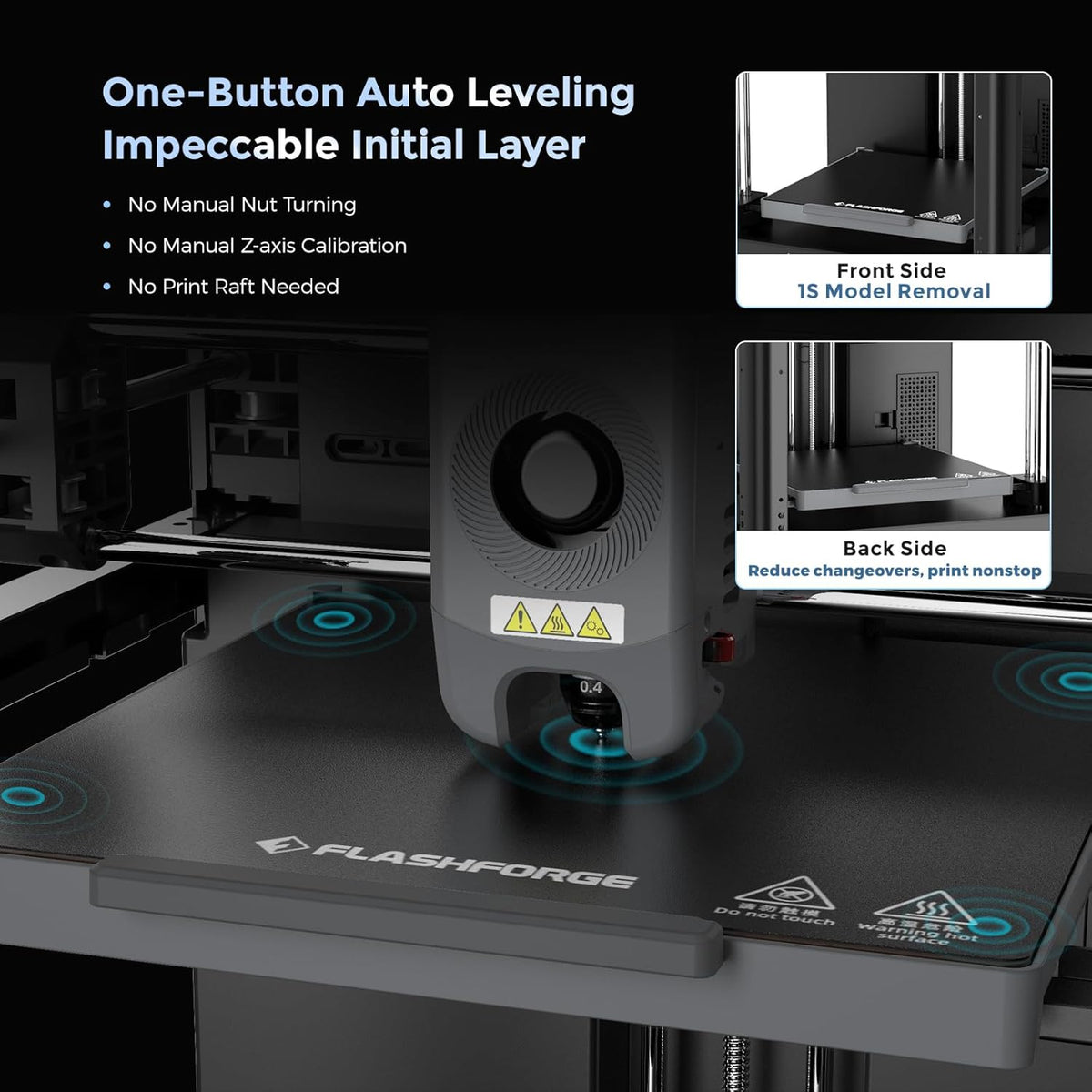 High-Speed 3D Printer with Automatic Leveling
