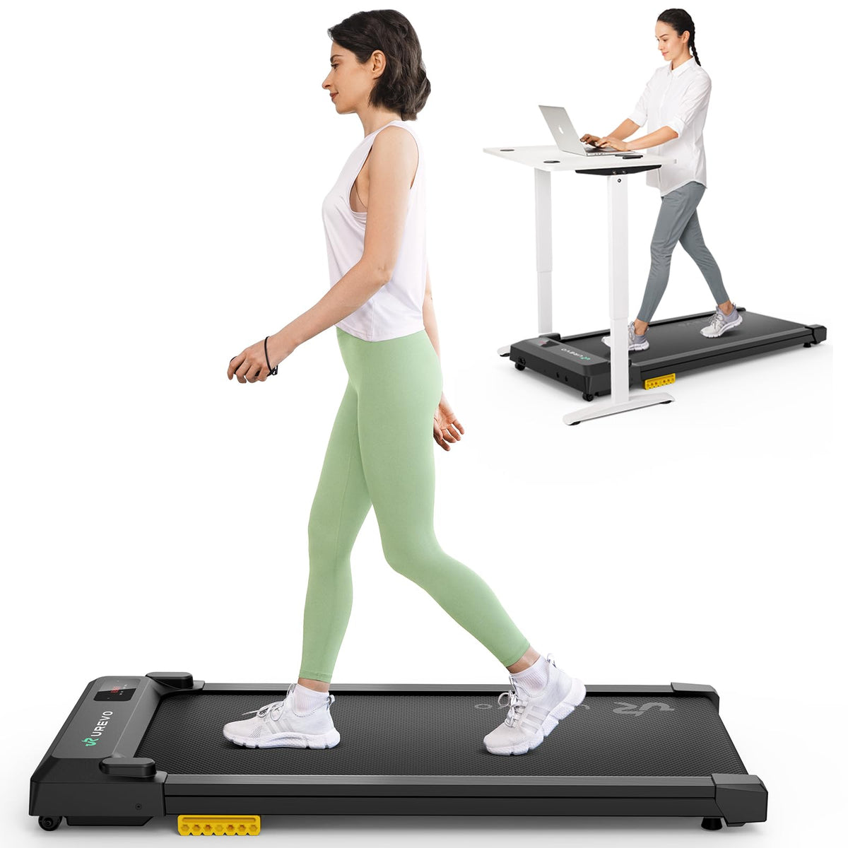 Smart Walking Pad Compact Under-Desk Treadmill