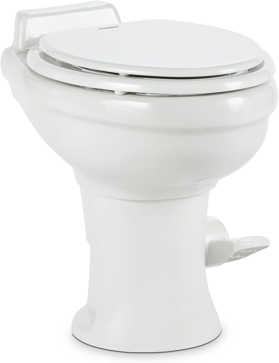 Standard-Height RV Toilet - White