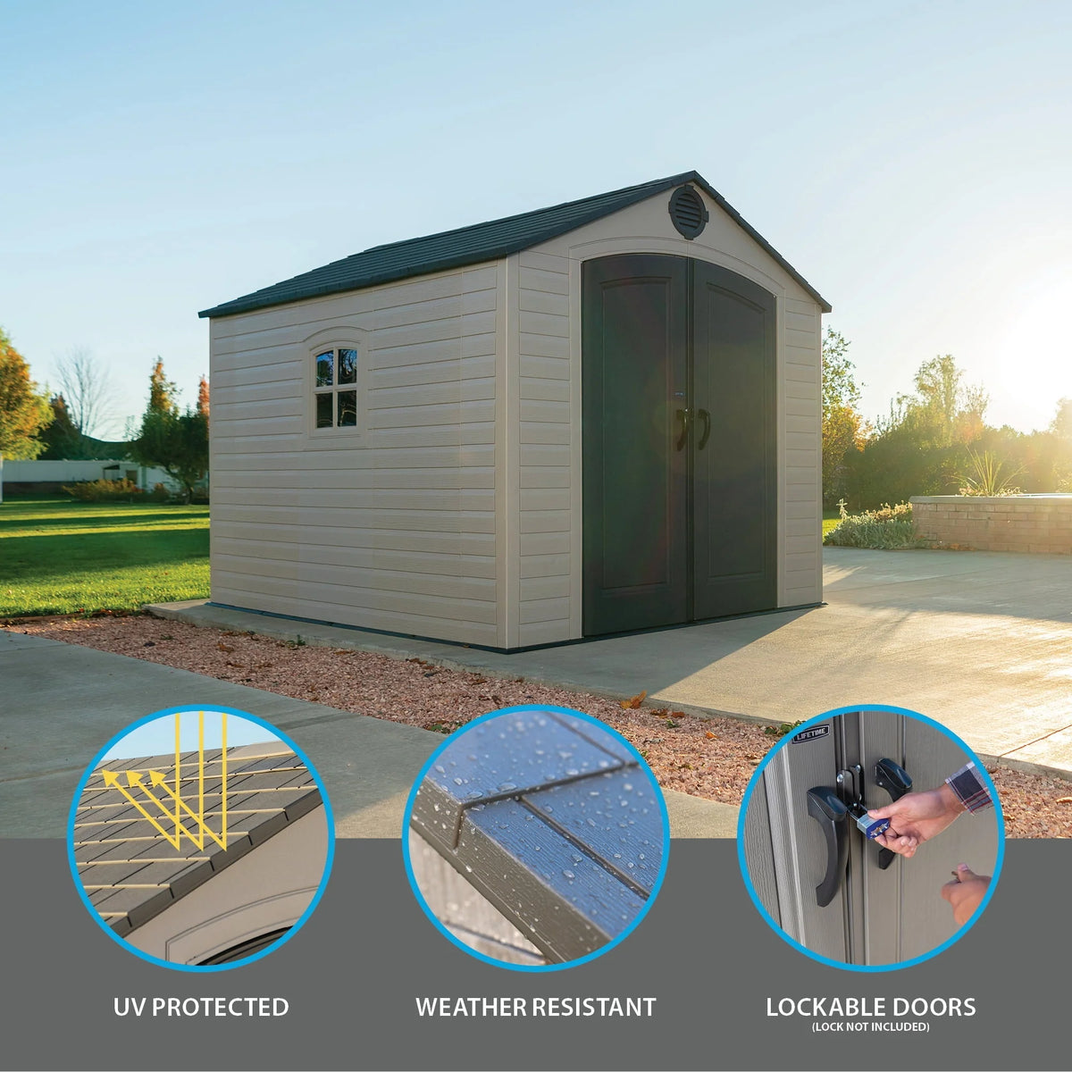 8-Ft. x 10-Ft. Outdoor Storage Shed