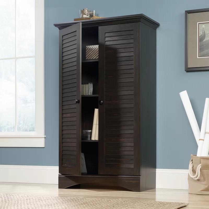 Manufactured Wood Armoire with Storage