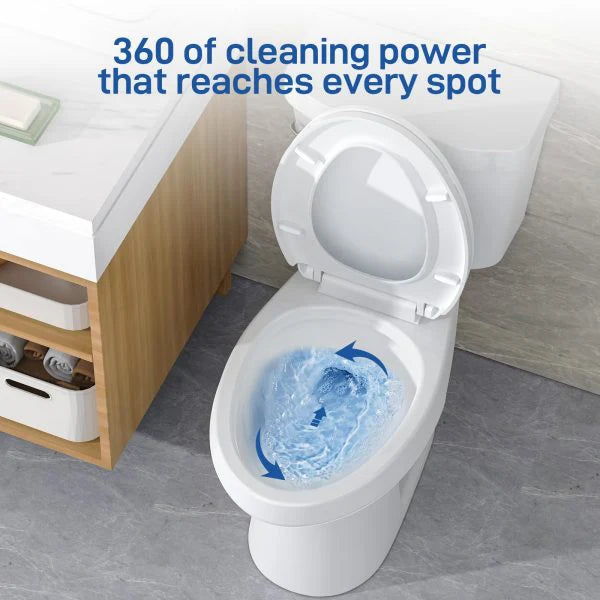 Elongated Two-Piece Toilet with Soft-Close Seat and 1.28 GPF Siphonic Flush