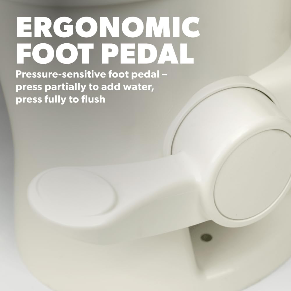 Standard-Height RV Toilet - White