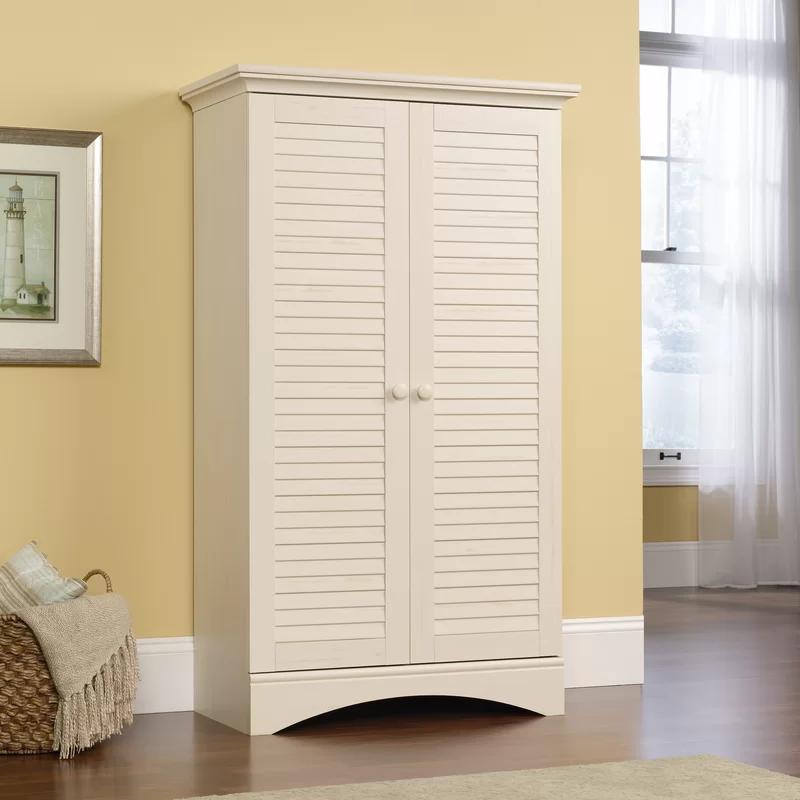 Manufactured Wood Armoire with Storage