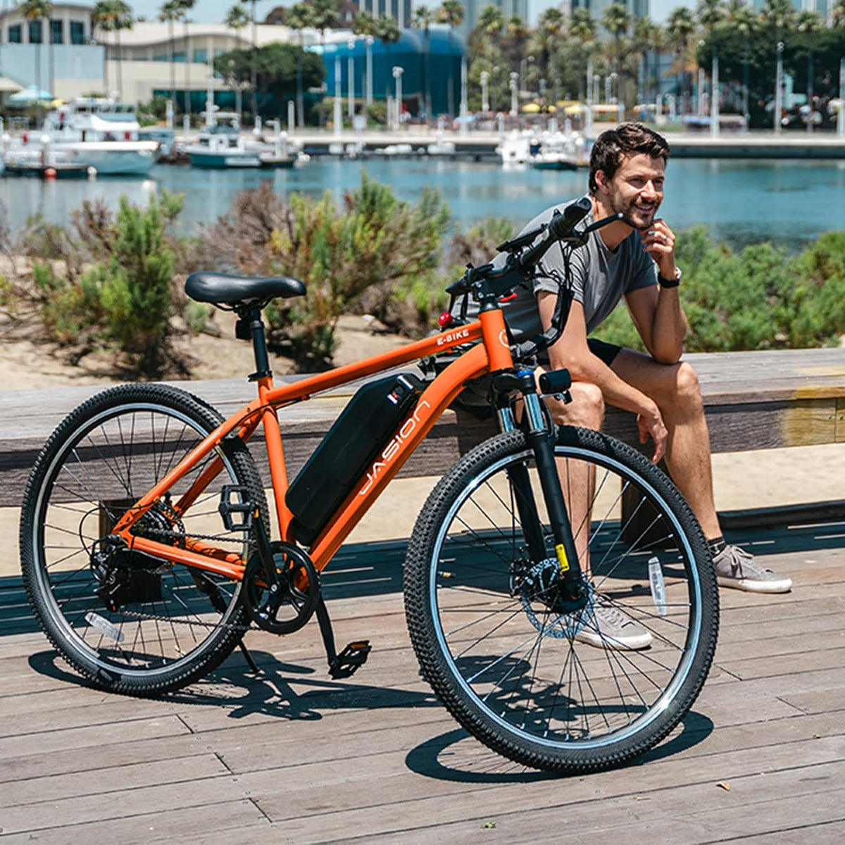 500W Electric Bike with 40-Mile Range and 20 MPH Top Speed - Model EB5
