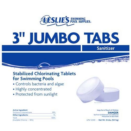 3-Inch Pool Chlorine Tablets - 20 Lb. Bucket