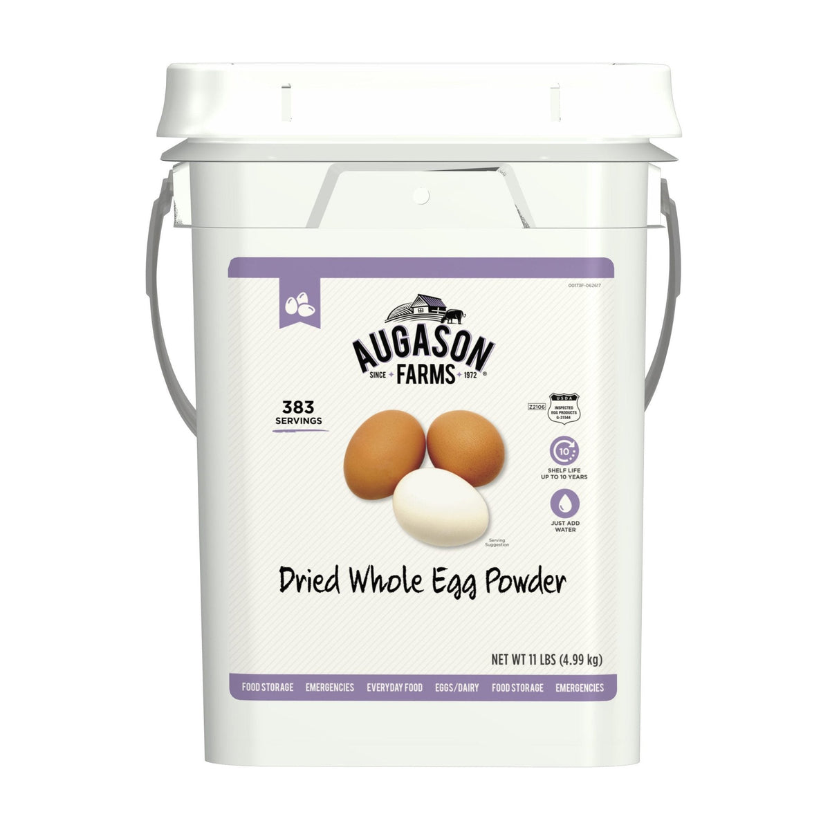 Dried Whole Egg Powder Emergency Food Supply - 11 Lb.