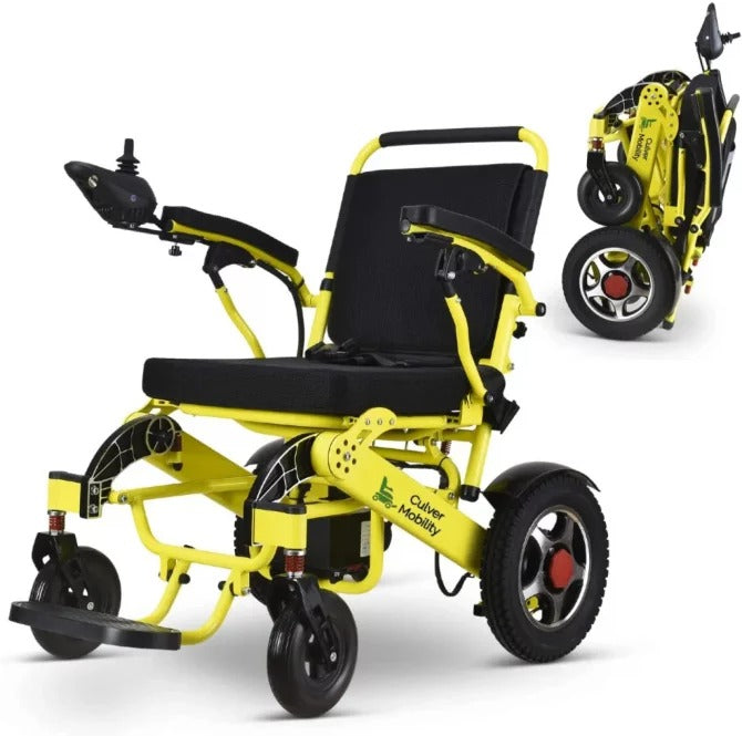 Folding Electric Power Wheelchair with Travel-Friendly Design