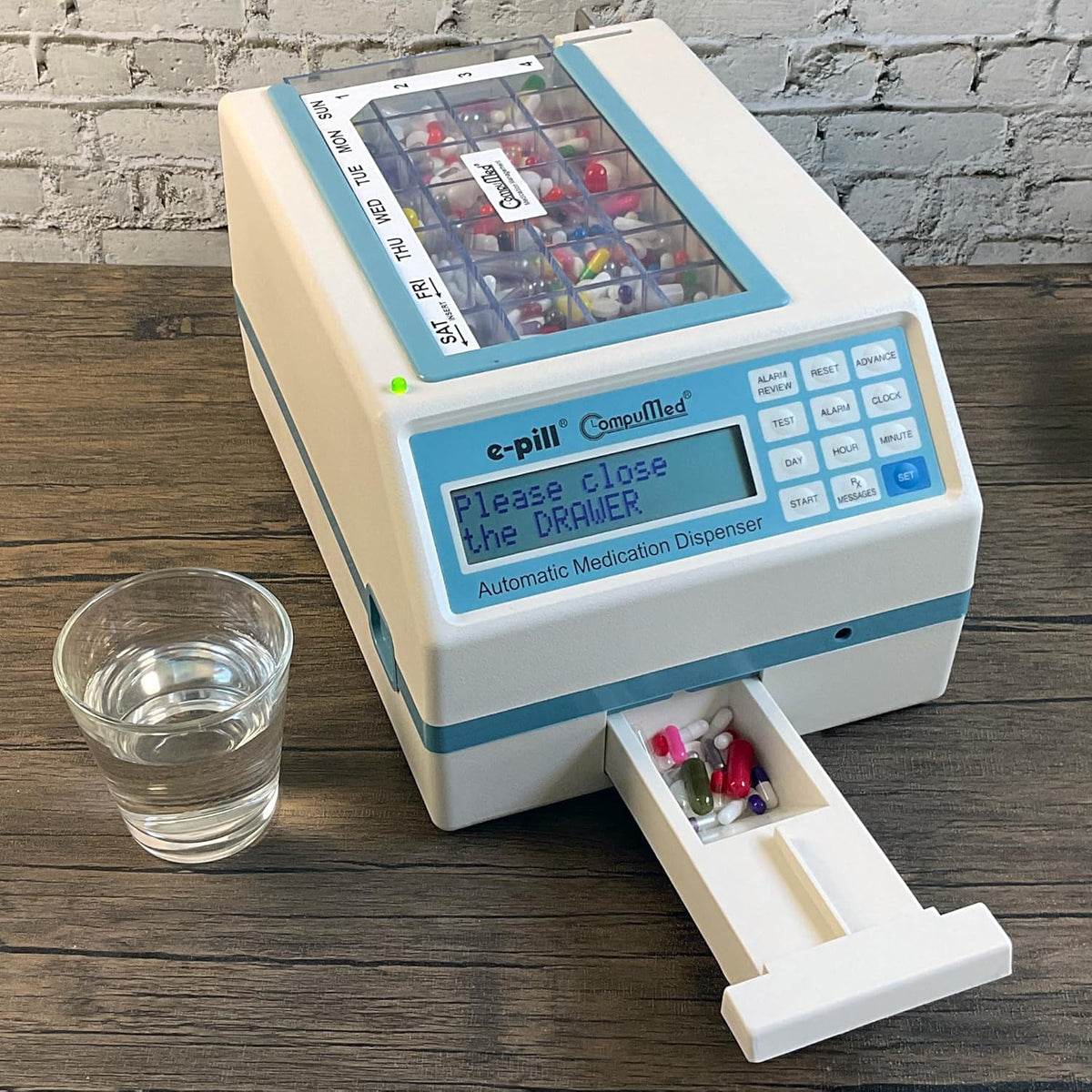 Tamper-Resistant Automatic Pill Dispenser - AC Powered
