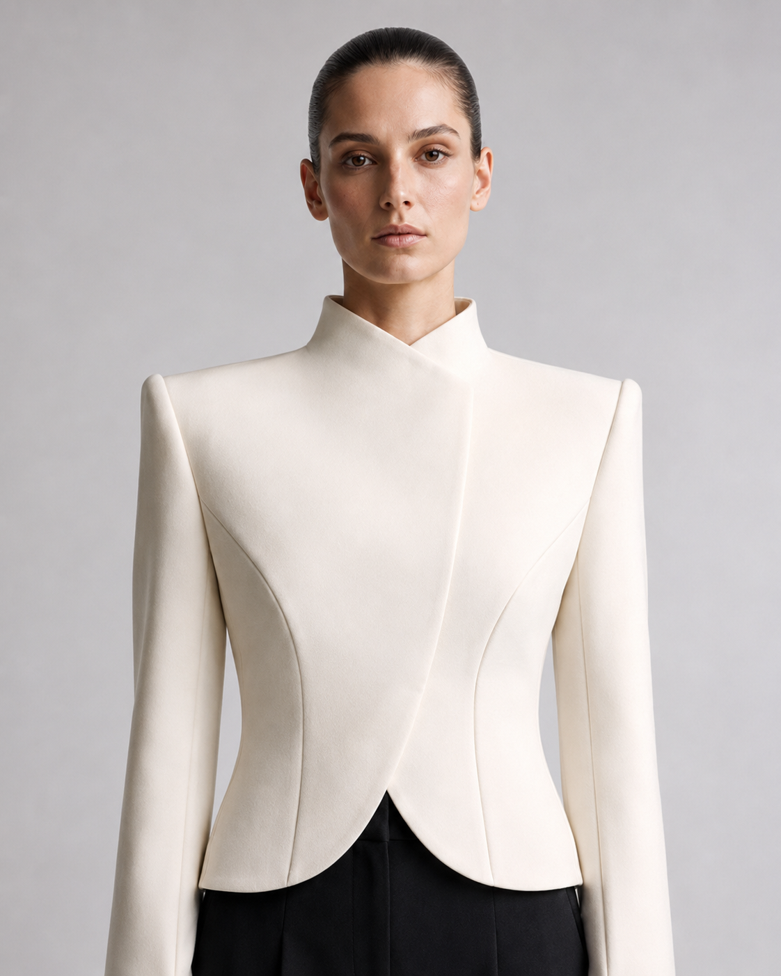 Sera Architectural Cropped Blazer