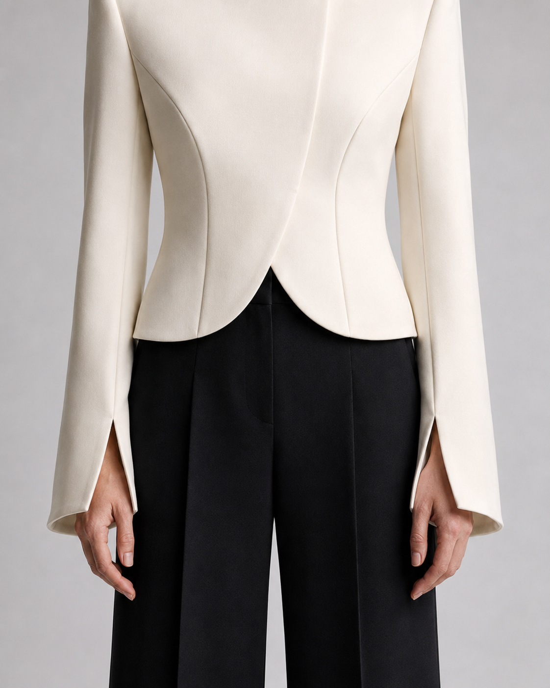 Sera Architectural Cropped Blazer