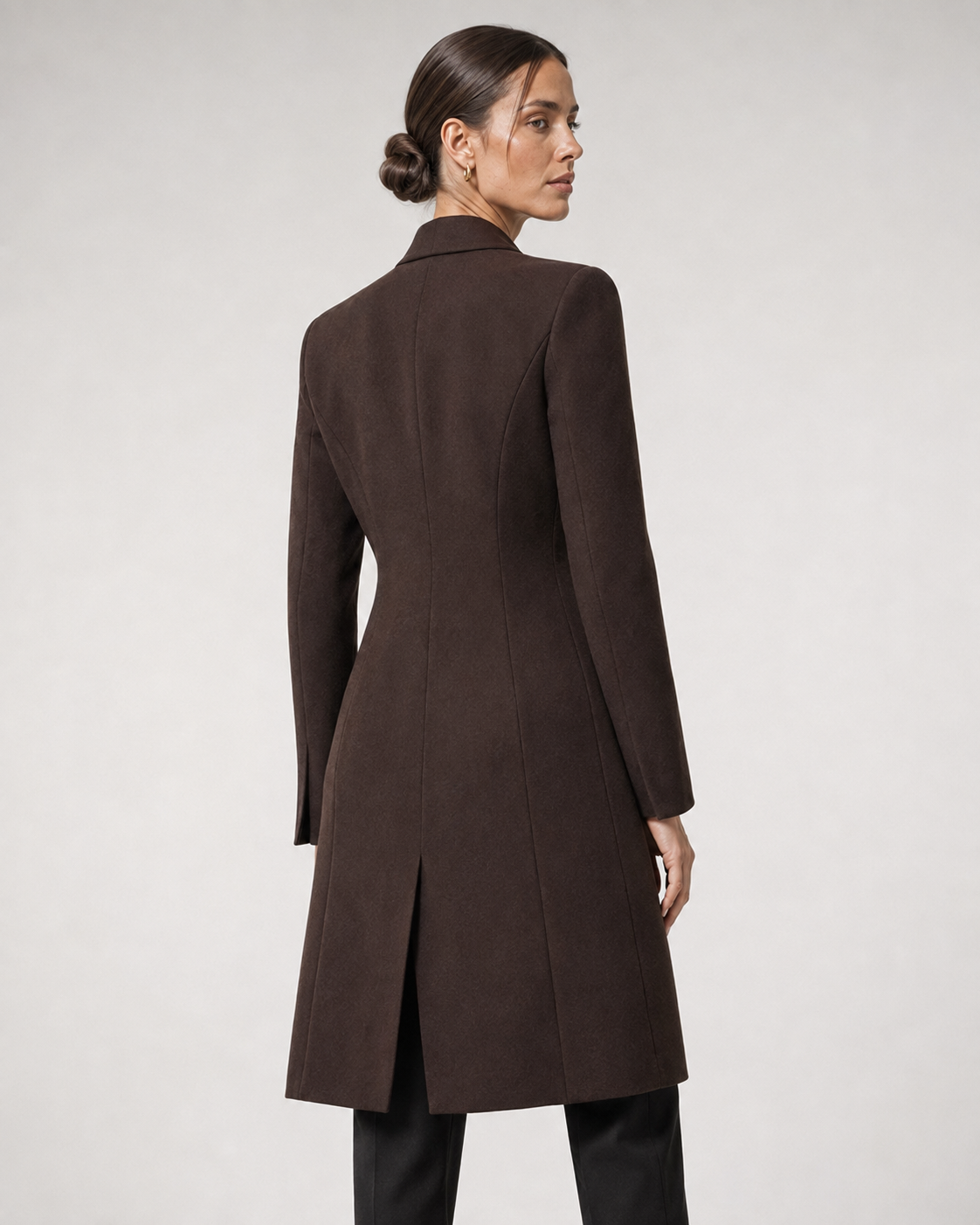 Nera Arc-Seam Long Blazer