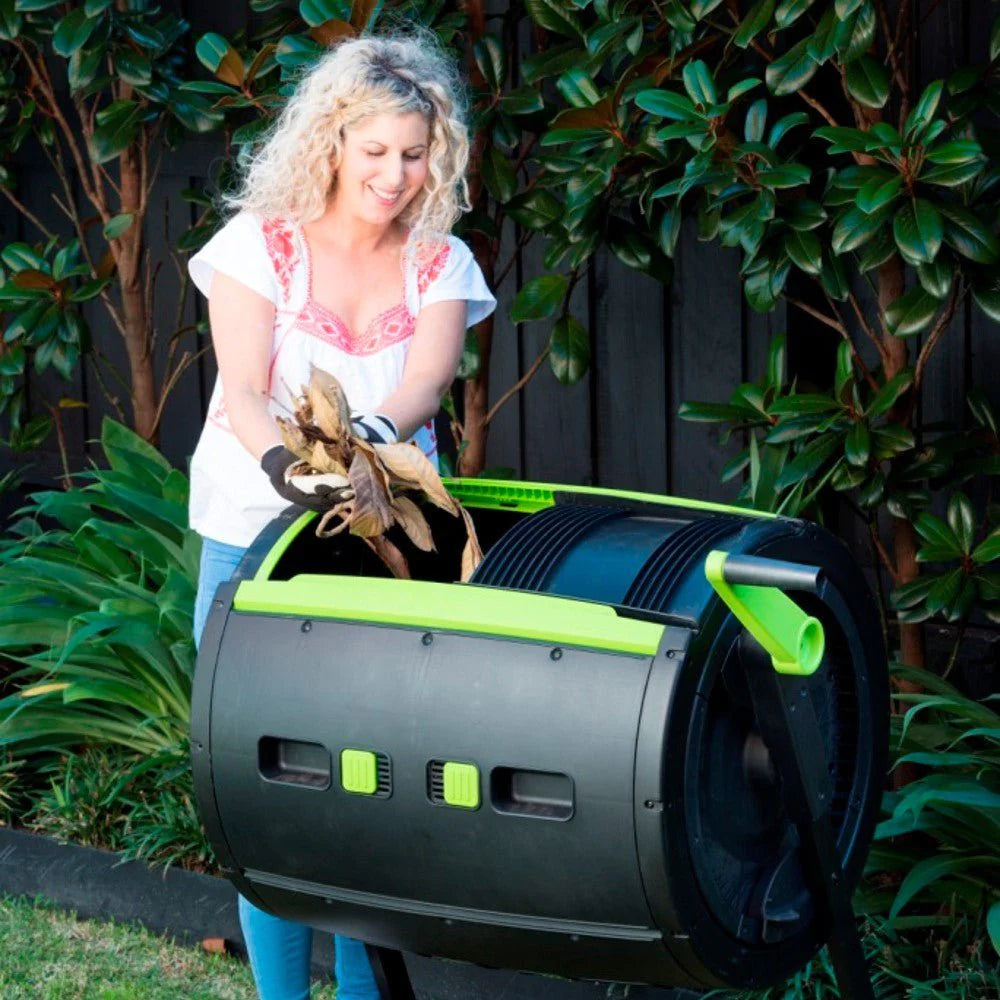 65-Gallon Compost Tumbler and Cart