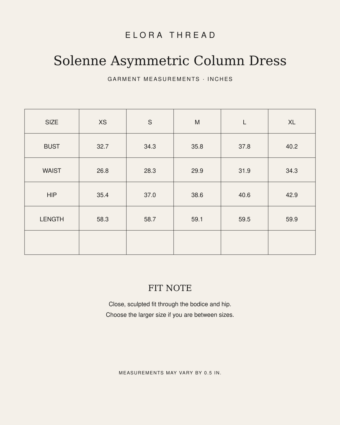 Solenne Asymmetric Column Dress