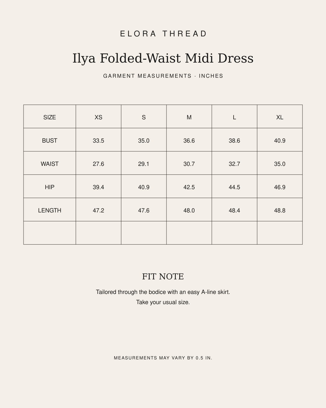Ilya Folded-Waist Midi Dress