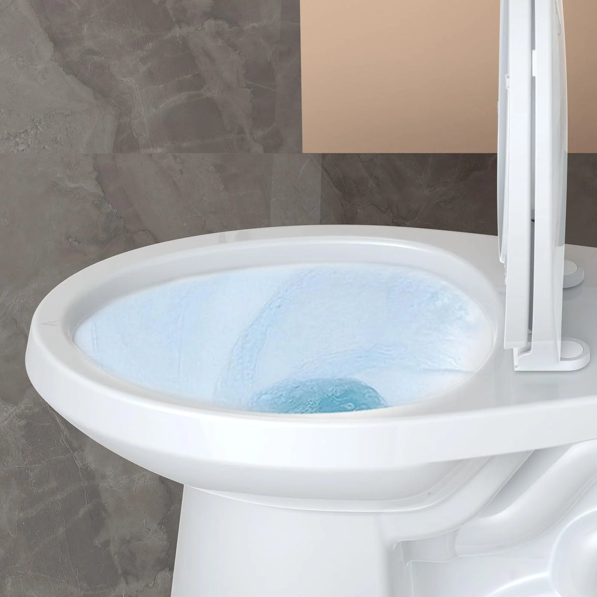 Elongated Two-Piece Toilet with Soft-Close Seat and 1.28 GPF Siphonic Flush - Option 2