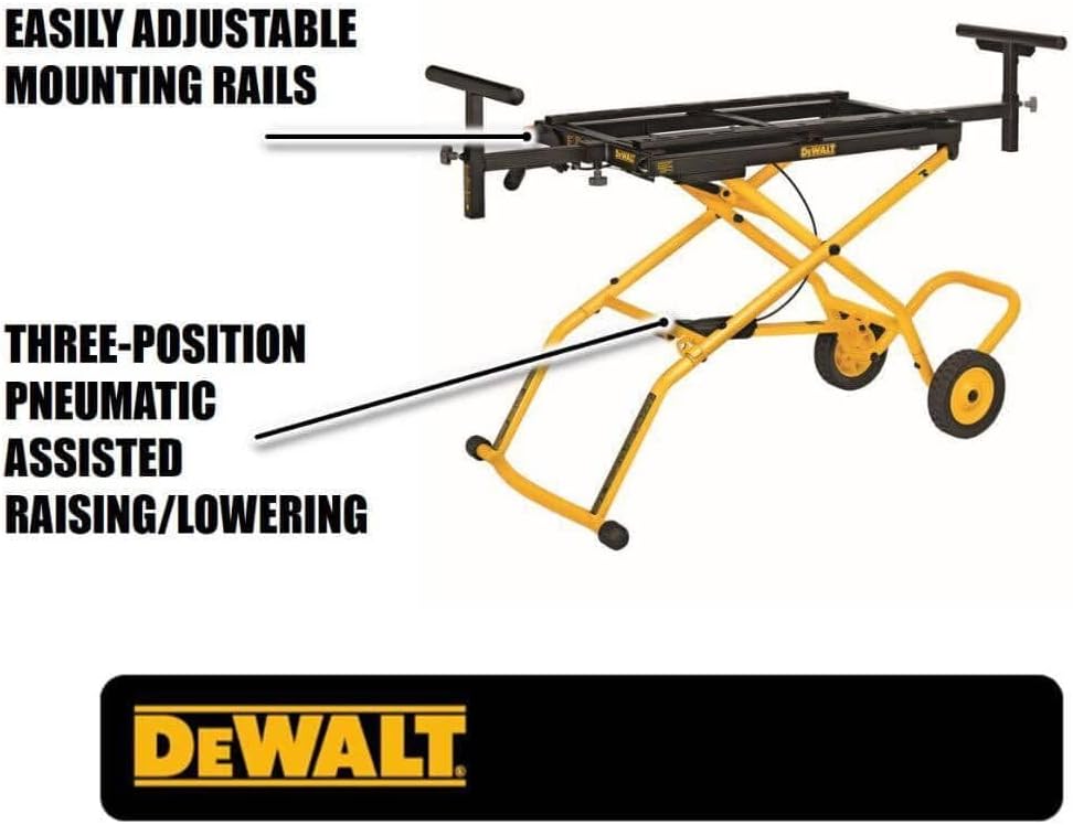 Miter Saw Stand with Wheels - Model DWX726
