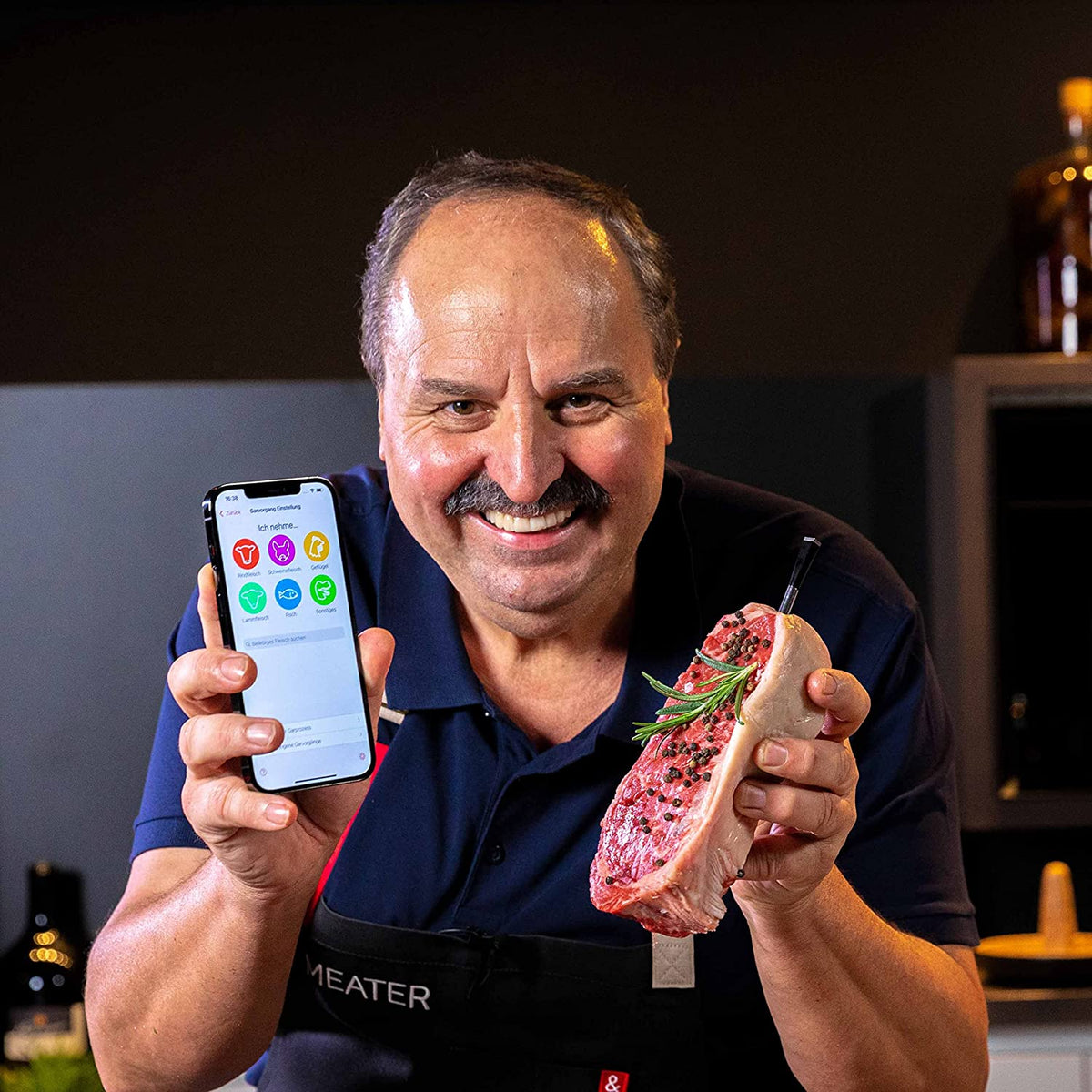 Smart Wireless Meat Thermometer with Bluetooth
