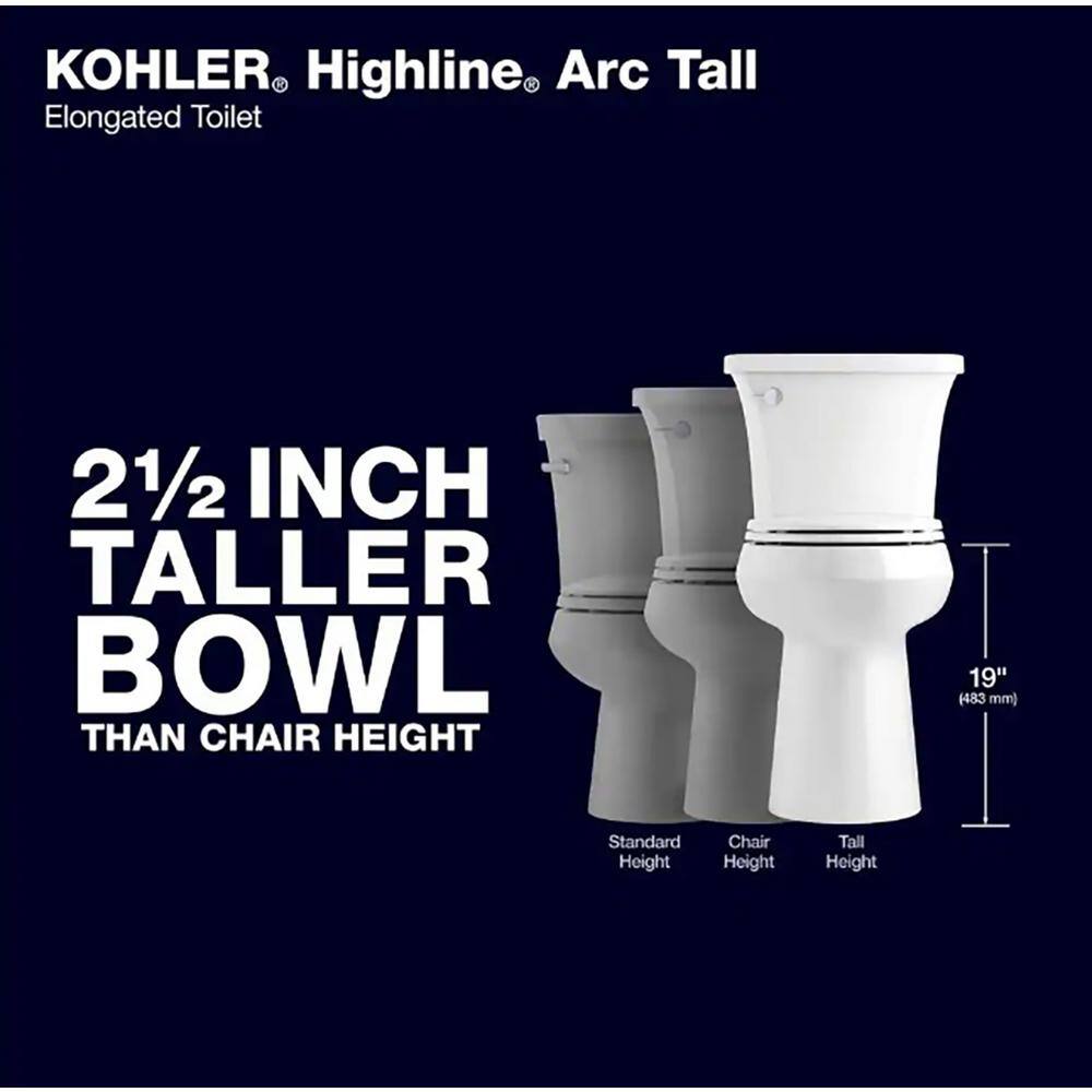 Extra-Tall Two-Piece Elongated Toilet - Model 78305-0
