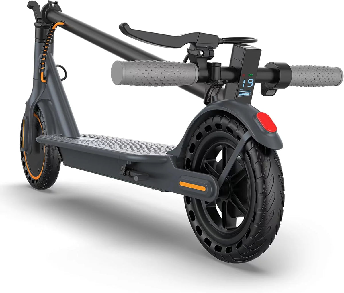 350W/500W Electric Scooter with Solid Tires and Dual Braking