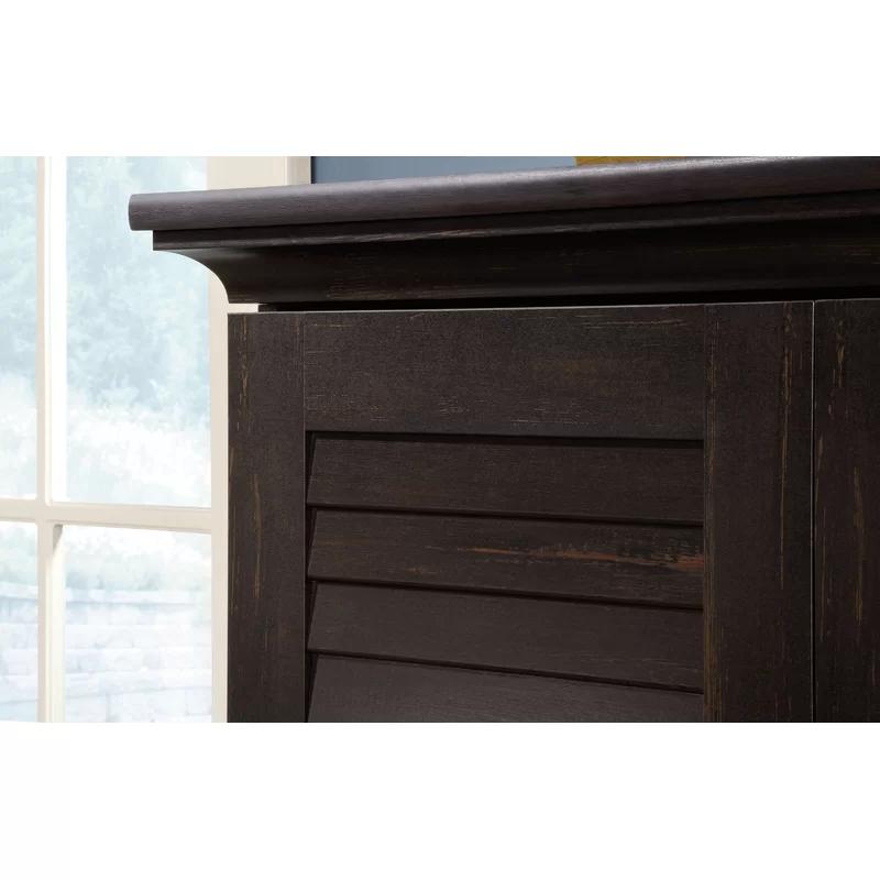 Manufactured Wood Armoire with Storage