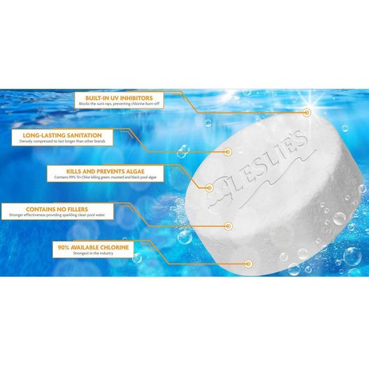 3-Inch Pool Chlorine Tablets - 20 Lb. Bucket
