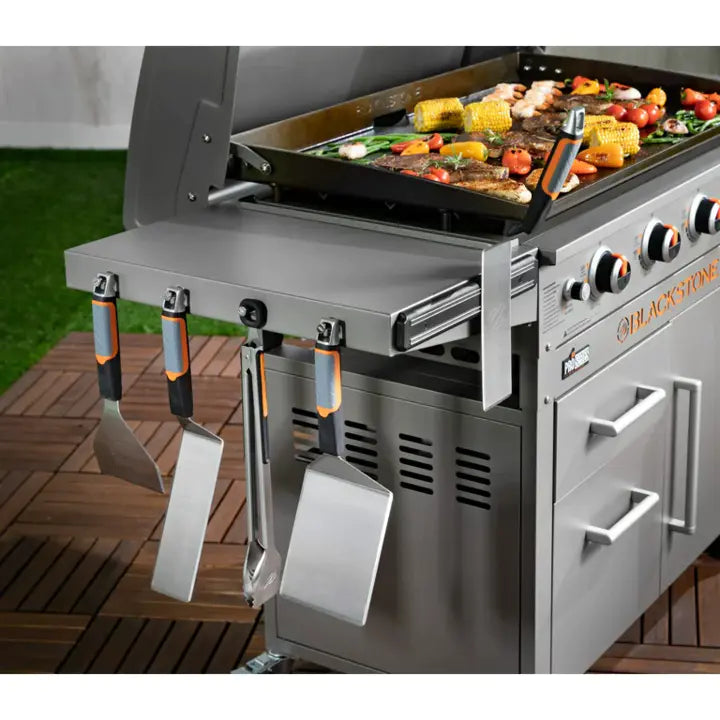 4-Burner 36-Inch Griddle Cooking Station with Hood