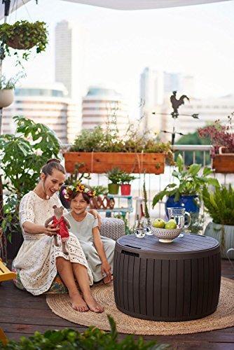 150-Gallon Resin Outdoor Deck Box for Patio Storage