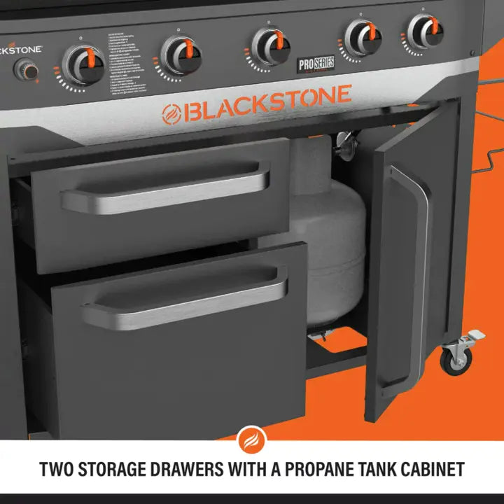 5-Burner 28-Inch Propane Griddle with Range Top