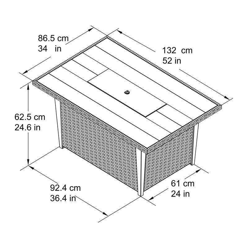 Metal 4-Person Seating Group with Cushions