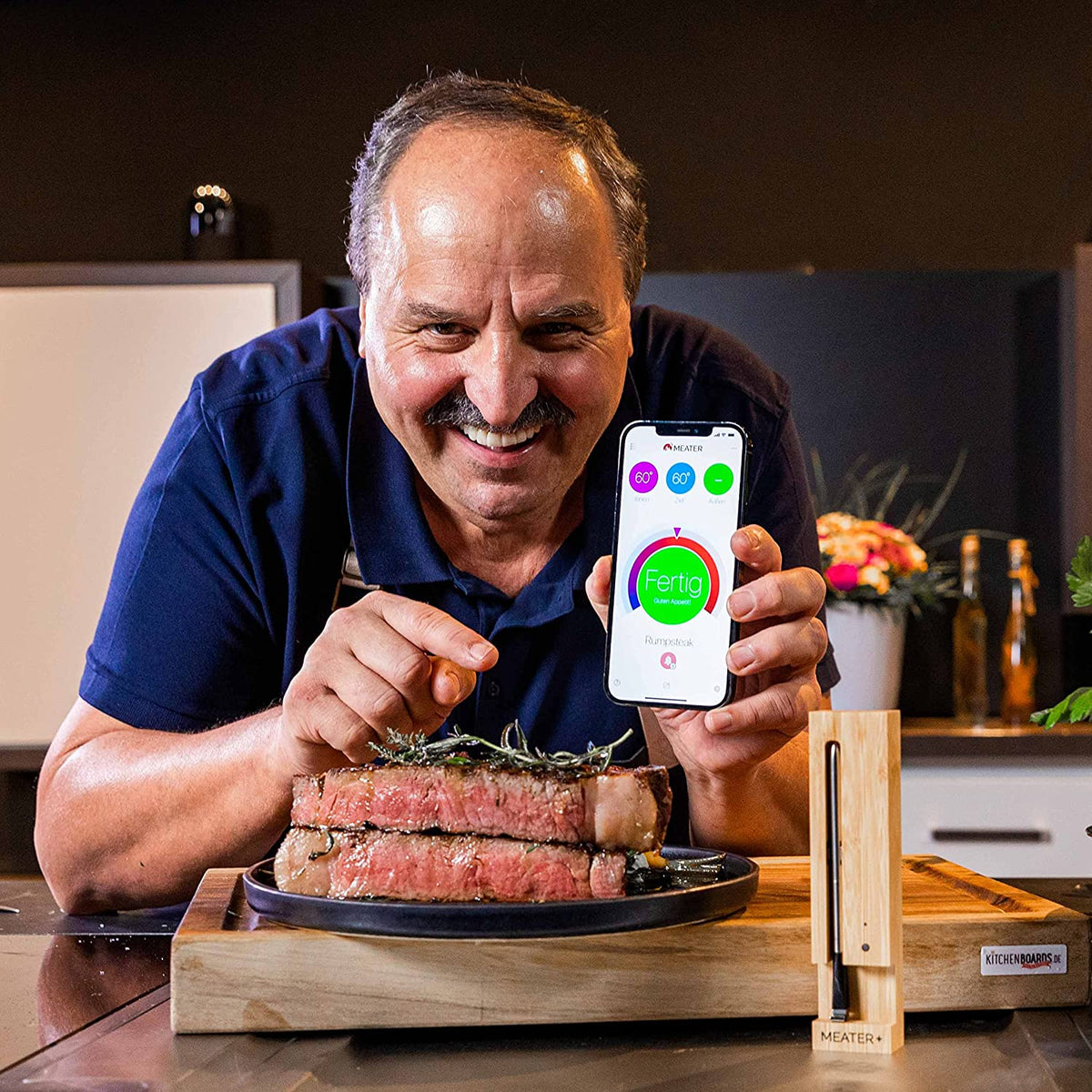 Smart Wireless Meat Thermometer with Bluetooth