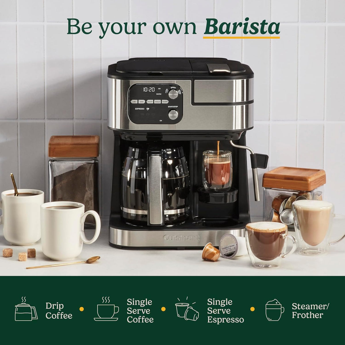 4-in-1 Coffee Center Barista Machine