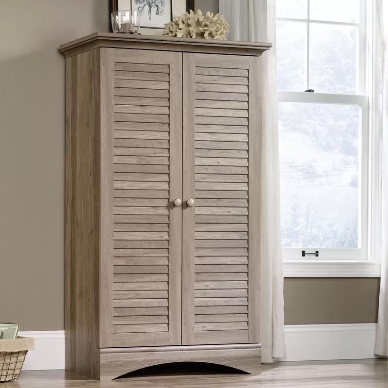 Manufactured Wood Armoire with Storage