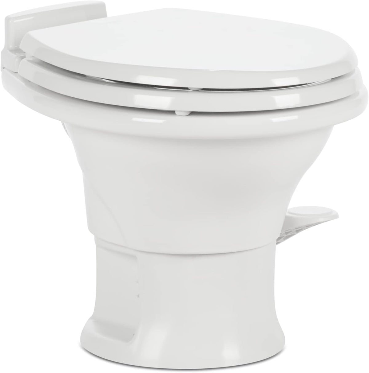 Standard-Height RV Toilet - White