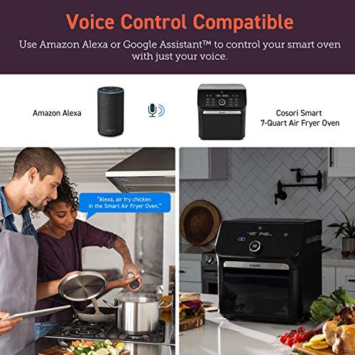 6.8-Qt. Air Fryer with Dual Heating and Smart Temperature Control