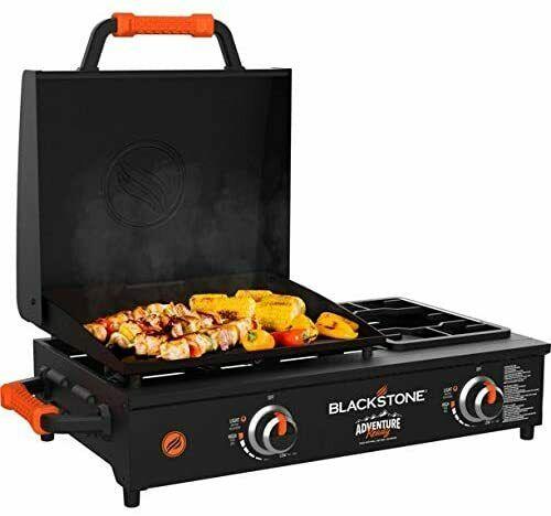 17 inch tabletop griddle with range top black