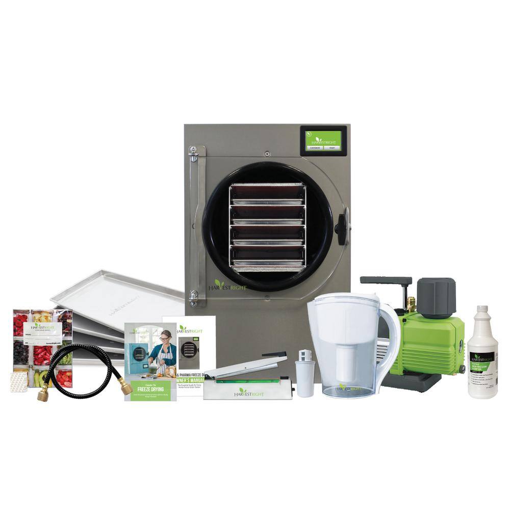 5-Tray Medium Freeze Dryer with Mylar Starter Kit - Model HRFD-SBL