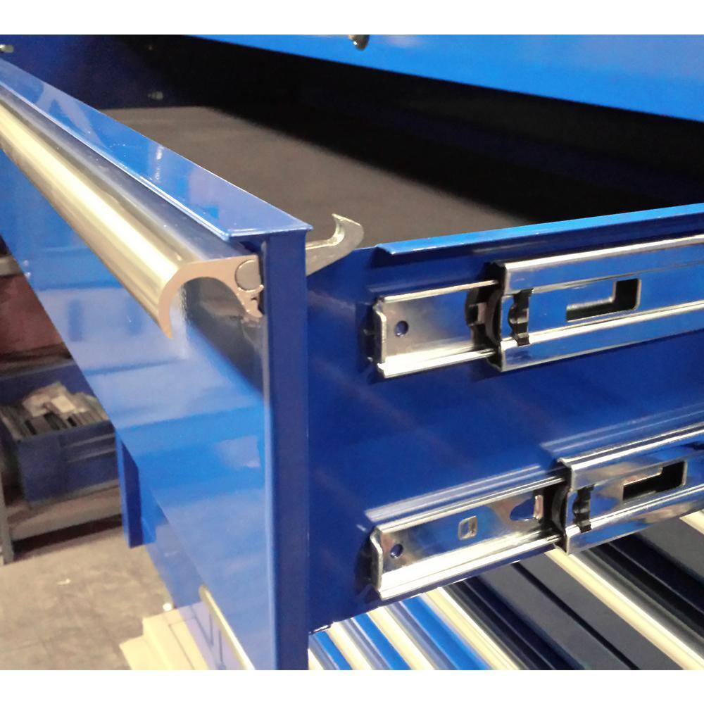 55-Inch 12-Drawer Roller Cabinet Tool Chest - Model THD552112RCBL