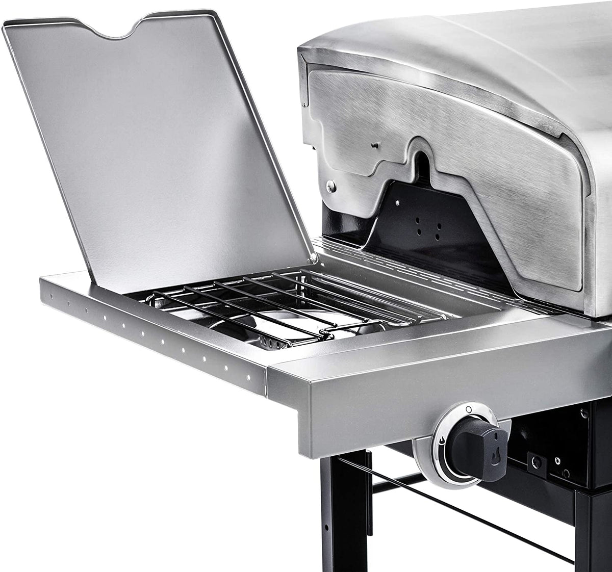 4-Burner Cart-Style Liquid Propane Gas Grill - Stainless Steel
