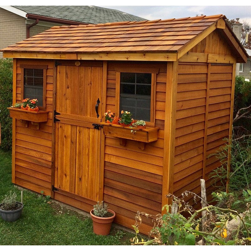 9-Ft. x 6-Ft. Wooden Storage Shed