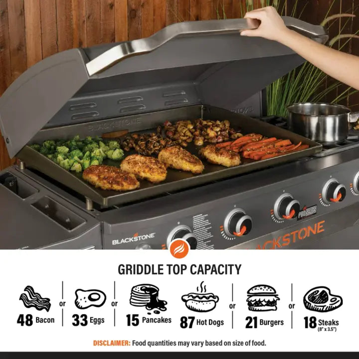 5-Burner 28-Inch Propane Griddle with Range Top