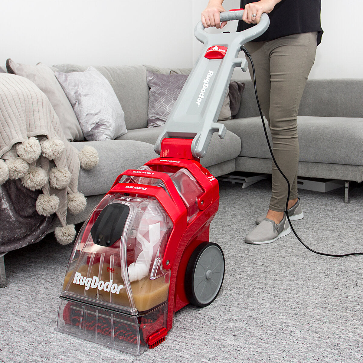Deep Carpet Cleaner with 2 x 1L Carpet Detergent - Option 2