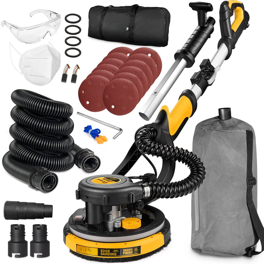 Electric Drywall Sander with Vacuum Attachment