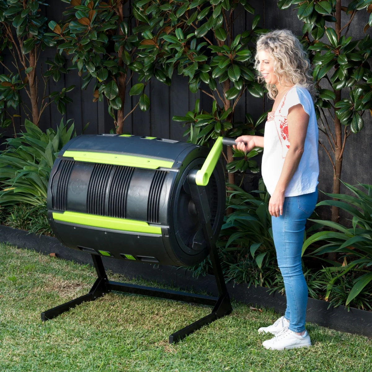 65-Gallon Compost Tumbler and Cart