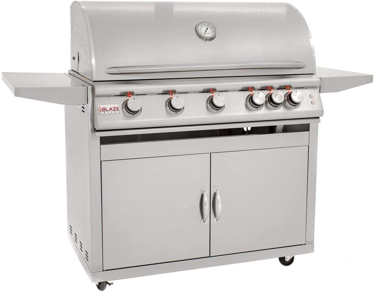 40-Inch Freestanding Propane Gas Grill with Lights
