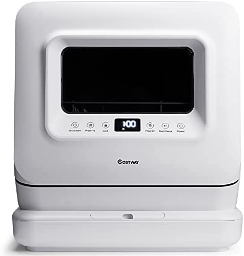Portable Countertop Dishwasher with 7.5L Water Tank