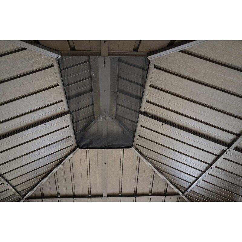 Hardtop 12 Ft. W X 10 Ft. D Aluminum Patio Gazebo